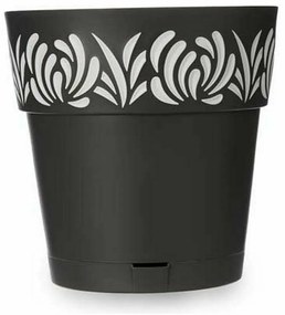 Αυτοποτιστικη Γλάστρα Stefanplast Gaia Ανθρακί Πλαστική ύλη 29 x 29 x 29 cm (x6)