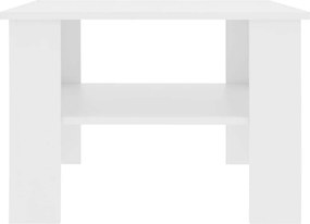 vidaXL Τραπεζάκι Σαλονιού Λευκό 60 x 60 x 42 εκ. από Επεξ. Ξύλο