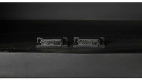 Τηλεόραση DKD Home Decor Μαύρο ρατάν Ξύλο από Μάνγκο (145,5 x 40,5 x 60 cm)