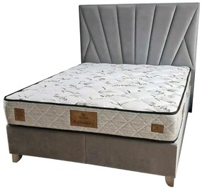 Κρεβάτι Shiny με αποθηκευτικό χώρο 160x200 ύφασμα SB20