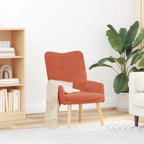 vidaXL Πολυθρόνα Κόκκινο Πορτοκαλί 63 x 67 x 94 εκ. ύφασμα