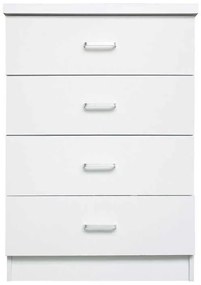 Συρταριέρα DRAWER 4-Συρτάρια / Άσπρο