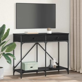 vidaXL Τραπέζι κονσόλας Μαύρη Οξυά 100 x 39 x 78,5 εκ