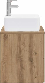 vidaXL Σετ Επίπλων Μπάνιου Artisan Δρυς Επεξεργασμένο Ξύλο