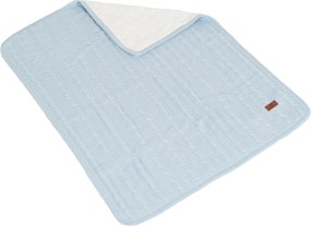 Baby blanket 75/100 cm Sherpy blue