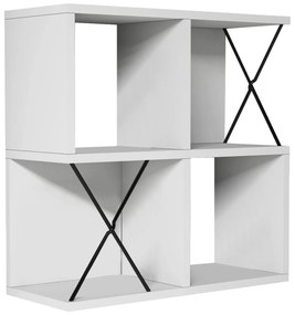 ΡΑΦΙΕΡΑ ΤΟΙΧΟΥ ΜΕΛΑΜΙΝΗΣ FB99520.03 ΣΕ ΛΕΥΚΟ ΧΡΩΜΑ 60x24x60Y εκ. 0534866