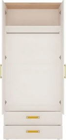 Ντουλάπα δίφυλλη Apricot - 81.00Χ52.40Χ190.80cm