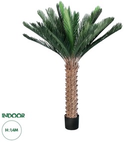 20023 GloboStar® Artificial Garden CYCADS 20023 Τεχνητό Διακοσμητικό Φυτό Αρωματική Κύκας Υ140cm
