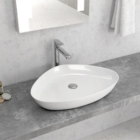 KARAG LT1131 Νιπτήρας Επικαθήμενος Λευκό Πορσελάνη