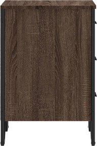 vidaXL Κομοδίνο Καφέ Δρυς 40x41x60 εκ. από Επεξεργασμένο Ξύλο