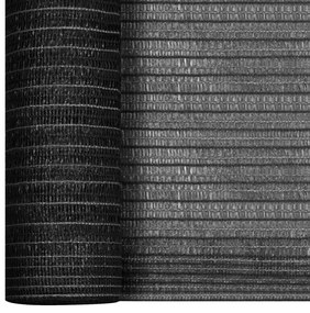 vidaXL Δίχτυ Σκίασης Ανθρακί 1,2 x 25 μ. από HDPE 75 γρ./μ²