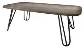 SarrisBros Τραπεζάκι Σαλονιού 120x60x38cm Sarris Bross Olympos Σταχτί BEST-21234400