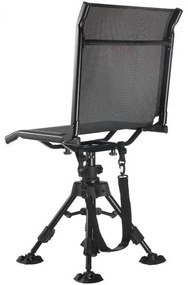 VEVOR Hunting Chair 360° Swivel Silent Folding Blind Chair with Adjustable Legs