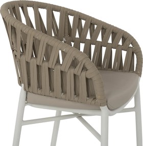 ΠΟΛΥΘΡΟΝΑ ΑΛΟΥΜΙΝΙΟΥ ΛΕΥΚΗ ΜΕ ΣΧΟΙΝΙ ΜΠΕΖ 57x56x78Y εκ.HM5857.02