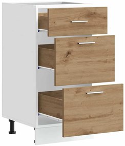 vidaXL Κάτω ντουλάπι Lyon Artisan Oak 40x46x81,5 cm