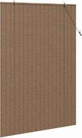 vidaXL Ρόλερ με κουρτίνες Καφέ 140 x 220 cm Μπαμπού