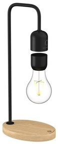 Designnest Levitating Light Bulb Table Lamp Μαγνητικό αιωρούμενο επιτραπέζιο φωτιστικό μαύρο-DH0296WD/LEVLAP-Μαύρο DH0296WD/LEVLAP