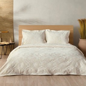 Κουβέρτα Soliman 12 Ecru Kentia King Size 260x260cm Βαμβάκι-Πολυέστερ