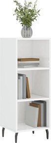 vidaXL Ντουλάπι Γυαλιστερό Λευκό 34,5 x 32,5 x 90 εκ. Επεξεργ. Ξύλο
