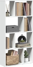 vidaXL Βιβλιοθήκη Λευκή 60x20x120,5 εκ. από Τεχνητό Ξύλο