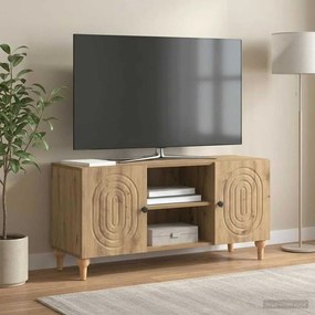 VidaXL Ντουλάπι TV 102 x 34,5 x 50 εκ. Artisan Δρυς Επεξεργασμένο Ξύλο