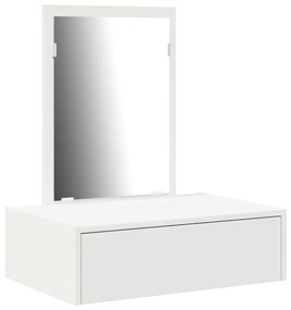 vidaXL Τραπέζι περιποίησης Λευκό 60 x 40 x 70 εκ. Επεξεργασμένο ξύλο