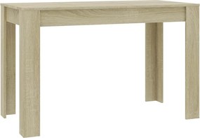 vidaXL Τραπεζαρία Sonoma Δρυς 120 x 60 x 76 εκ. από Επεξ. Ξύλο