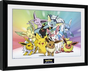 Κορνιζαρισμένη αφίσα Pokemon - Eevee