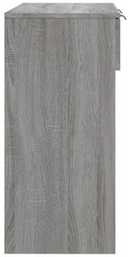 vidaXL Τραπέζι Κονσόλα Γκρι Sonoma 90x36x75 εκ. Επεξεργασμένο Ξύλο