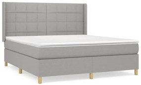 ΚΡΕΒΑΤΙ BOXSPRING ΜΕ ΣΤΡΩΜΑ ΑΝ. ΠΡΑΣΙΝΟ 160X200ΕΚ ΥΦΑΣΜΑΤΙΝΟ 3132001