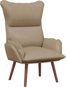 vidaXL Πολυθρόνα Καπουτσίνο 69 x 74 x 93 εκ. Δερματίνη