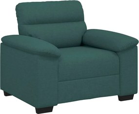 vidaXL Πολυθρόνα-Καναπέ Σκούρο Πράσινο 100x81x84 εκ. Ύφασμα