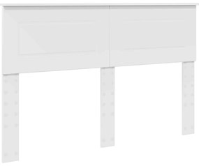 vidaXL Σκελετός Κρεβατιού Λευκό 140 x 200 cm Επεξεργασμένο ξύλο