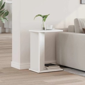 vidaXL End Table Λευκό 35 x 25 x 50 εκ Επεξεργασμένο ξύλο