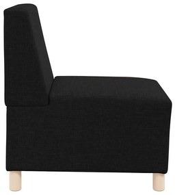 vidaXL Μοναδικός Καναπές χωρίς Χερούλια 2 pcs Μαύρο 55 x 74 x 82 εκ.