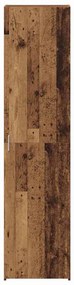vidaXL Highboard Παλαιό ξύλο 45 x 42.5 x 185 εκ. Επεξεργασμένο ξύλο