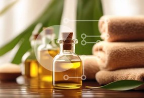 Intra Συλλεκτικό Ξύλινο Παζλ Plywood 4mm - Αιθέρια έλαια σε ξύλινο τραπέζι Σε Ξύλινο Κουτί - Διαστάσεις Puzzle: 10x10 cm – 25 κομμάτια