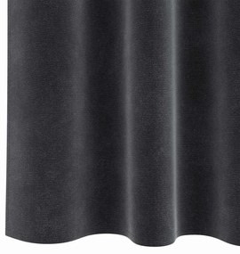 vidaXL Κουρτίνες με κουρτίνες 2 pcs Σκούρο γκρι 140 x 225 cm Βελούδο
