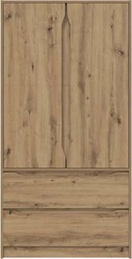 vidaXL Ντουλάπι Τεχνίτικη Δρυς 79,5 x 49 x 156 εκ