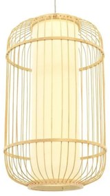 Κρεμαστό Φωτιστικό Οροφής DE PARIS Bamboo 00894 Globostar-894-Μπεζ 894
