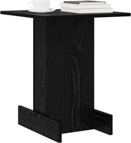 vidaXL End Table Μαύρη Οξυά 44,5 x 45 x 55 εκ Επεξεργασμένο ξύλο