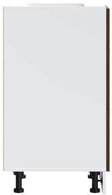 Κάτω ντουλάπι καφέ δρυς 40x46x81,5 cm Κατασκευασμένο ξύλο - Καφέ