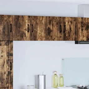 vidaXL Ντουλάπα Κουζίνας με ράφι 2 pcs Καπνιστό Δρύς 60 x 31 x 40 εκ