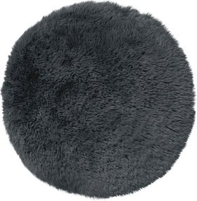 vidaXL Κάλυμμα Μαξιλαριού 2 pcs HEERLEN Ανθρακί Ø 40 cm PV Φλίς