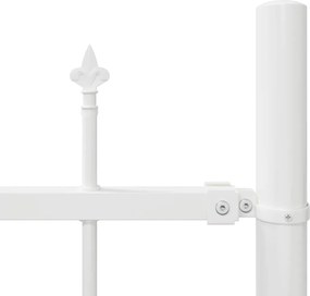 vidaXL Φράχτης Κήπου 3 pcs Λευκό 170 x 140 εκ