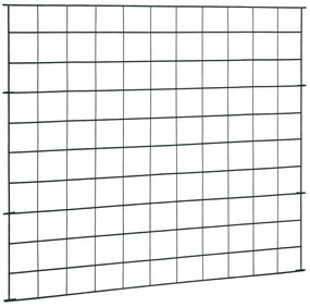 vidaXL Περίφραξη Κήπου Σετ Πράσινη 77,5 x 64 εκ.