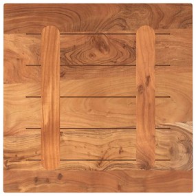 vidaXL Επιφάνεια Τραπεζιού Τετράγωνη 50x50x2,5 εκ. Μασίφ Ξύλο Ακακίας