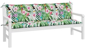 vidaXL Μαξιλάρια Πάγκου Κήπου 2 τεμ. Πολύχρωμα από Ύφασμα Oxford