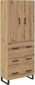 vidaXL Highboard 2 pcs Artisan Oak 69,5 x 34 x 180 εκ.