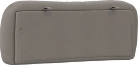 vidaXL Μαξιλάρι για Κεφαλάρι Hvar Taupe 100 εκ. Υφασμάτινο